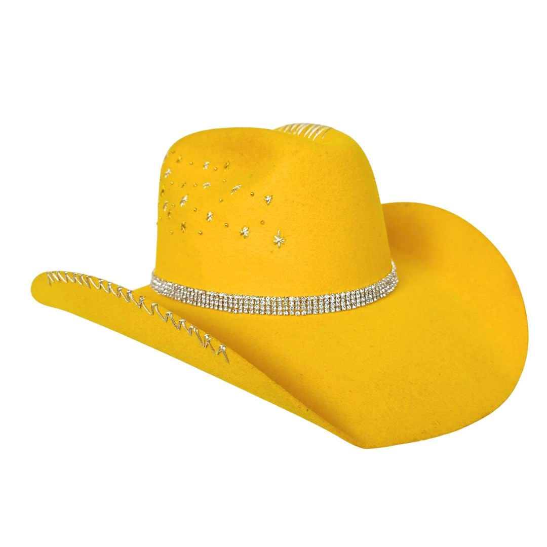 Elowen Western Cowboy Crown Hat