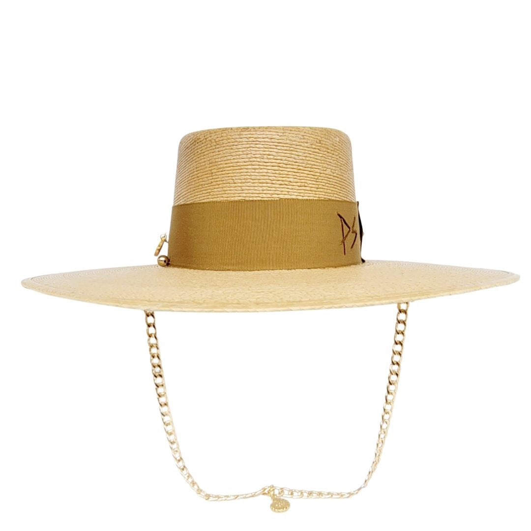 Estrid Straw Telescope Crown Hat