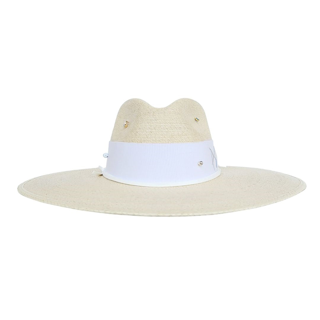 Ettare Straw Fedora Crown Hat