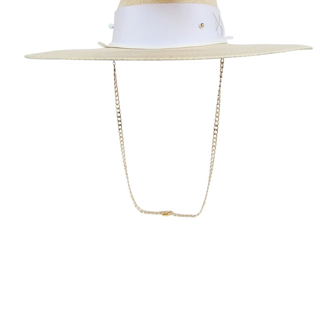 Ettare Straw Fedora Crown Hat