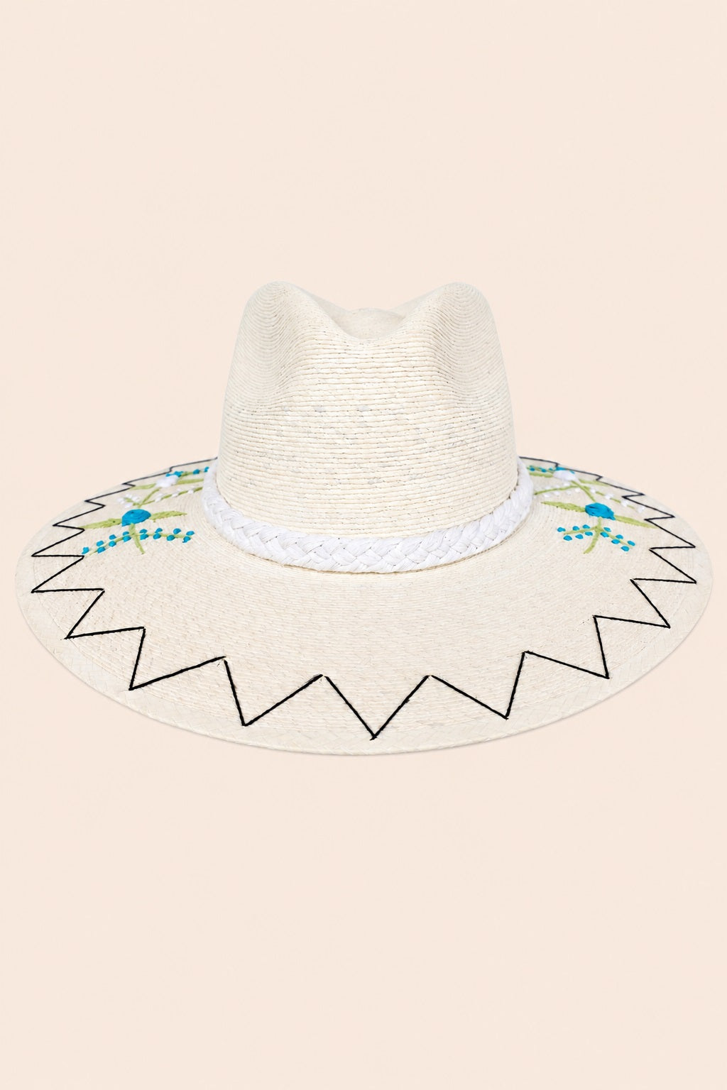 Evanthia Straw Indiana Crown Hat