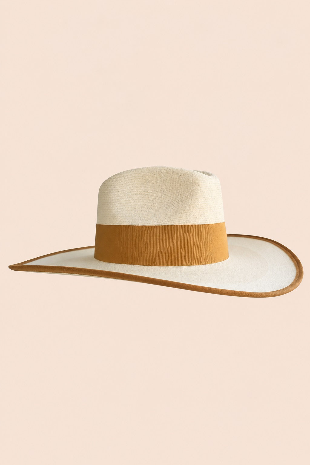 Fia Straw Western Crown Hat