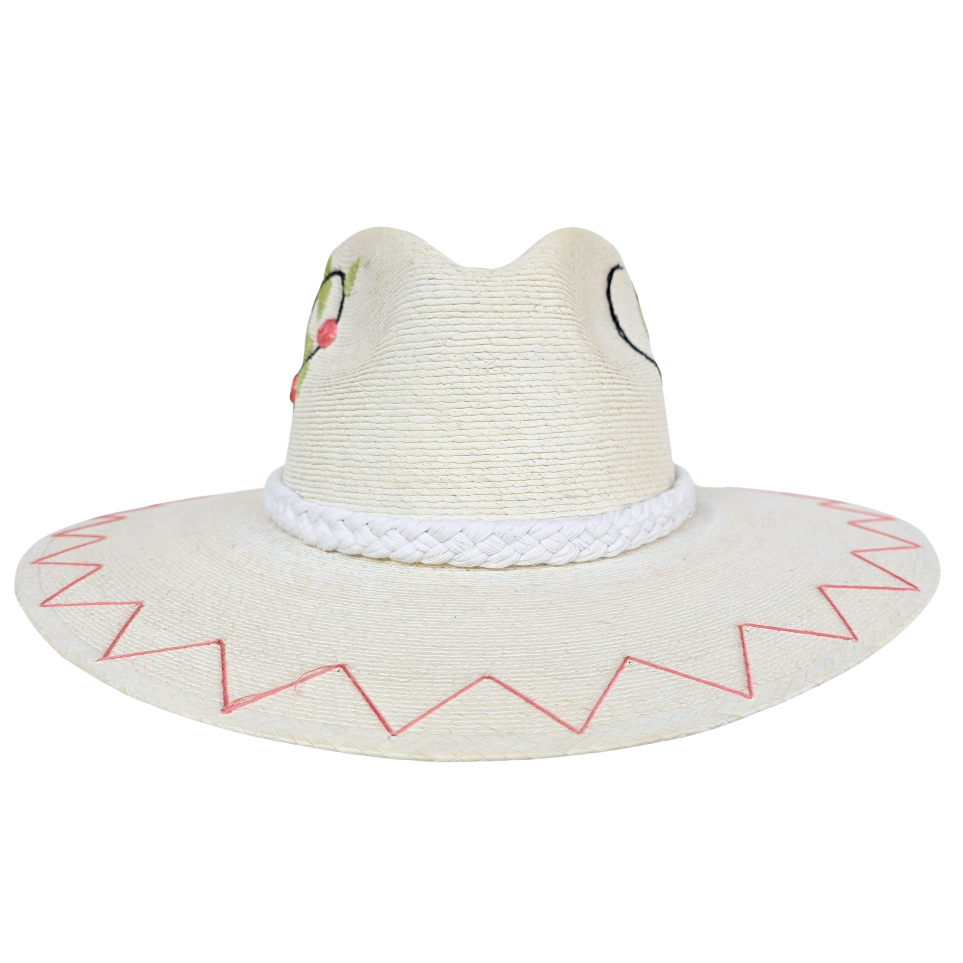 Flora Straw Indiana Crown Hat