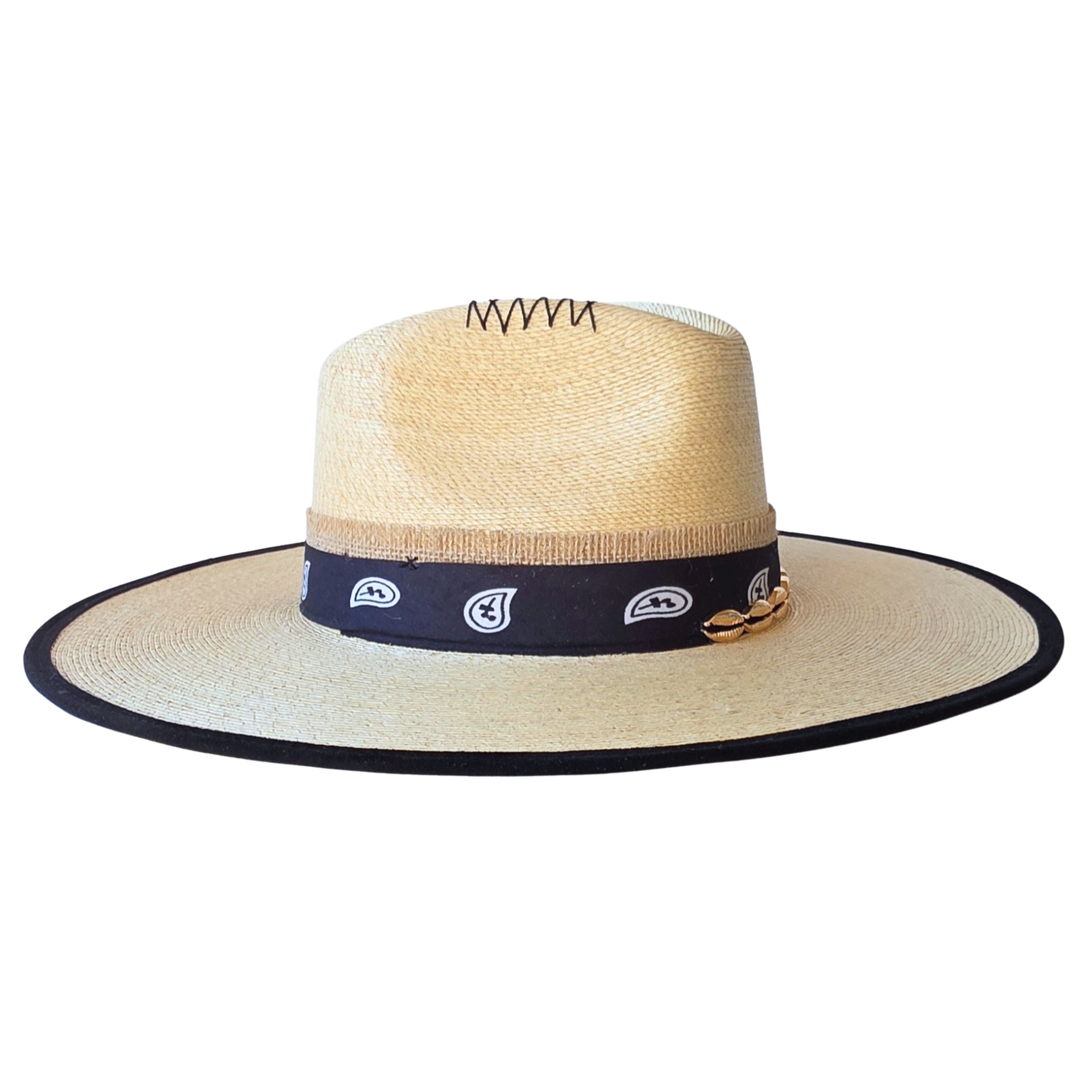 Foteini Straw Western Crown Hat