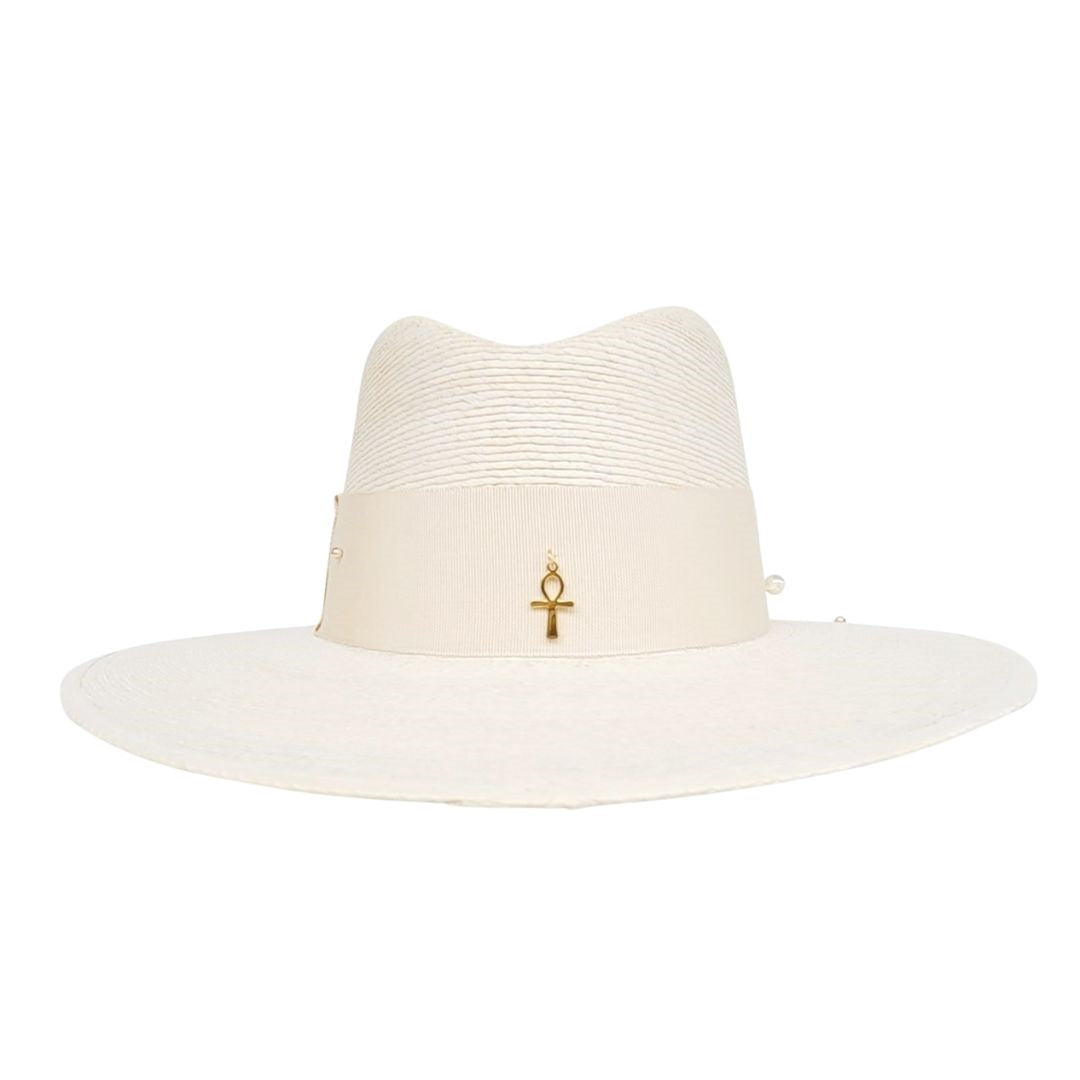 Frea Straw Indiana Crown Hat