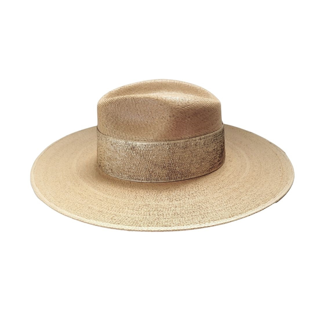 Galia Straw Explorer Crown Hat