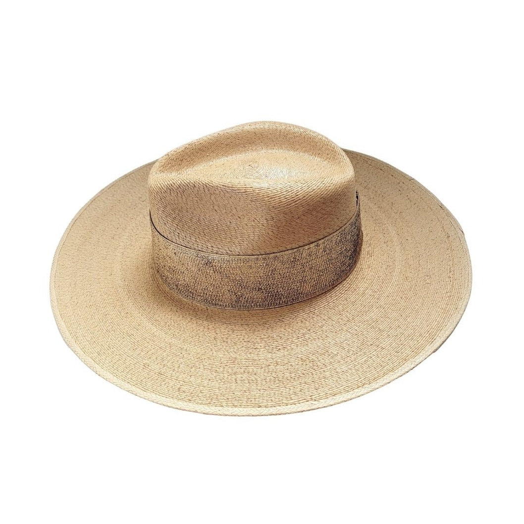 Galia Straw Explorer Crown Hat