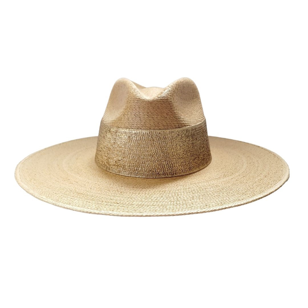 Galia Straw Explorer Crown Hat