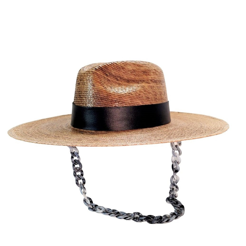 Galilea Straw Explorer Crown Hat
