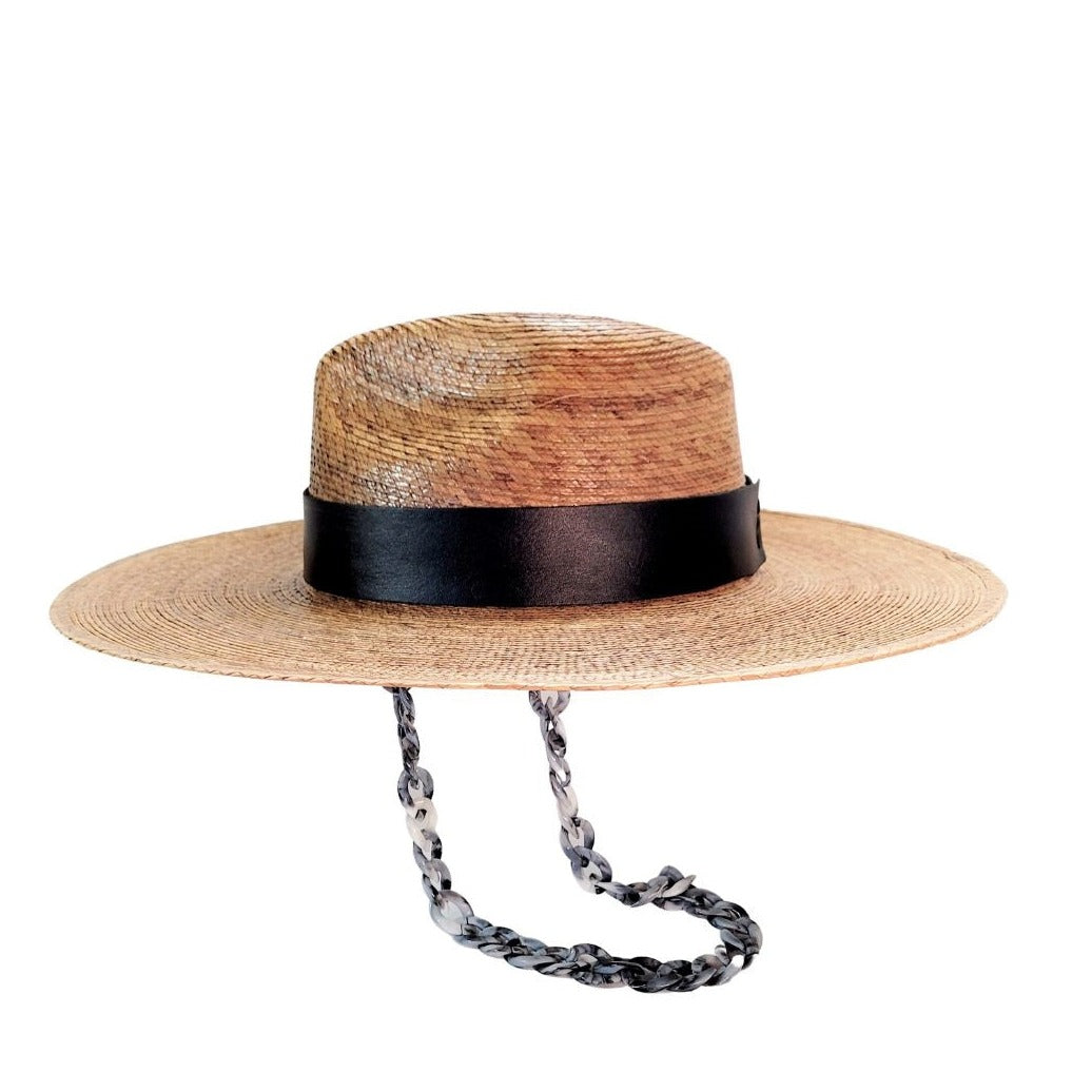 Galilea Straw Explorer Crown Hat