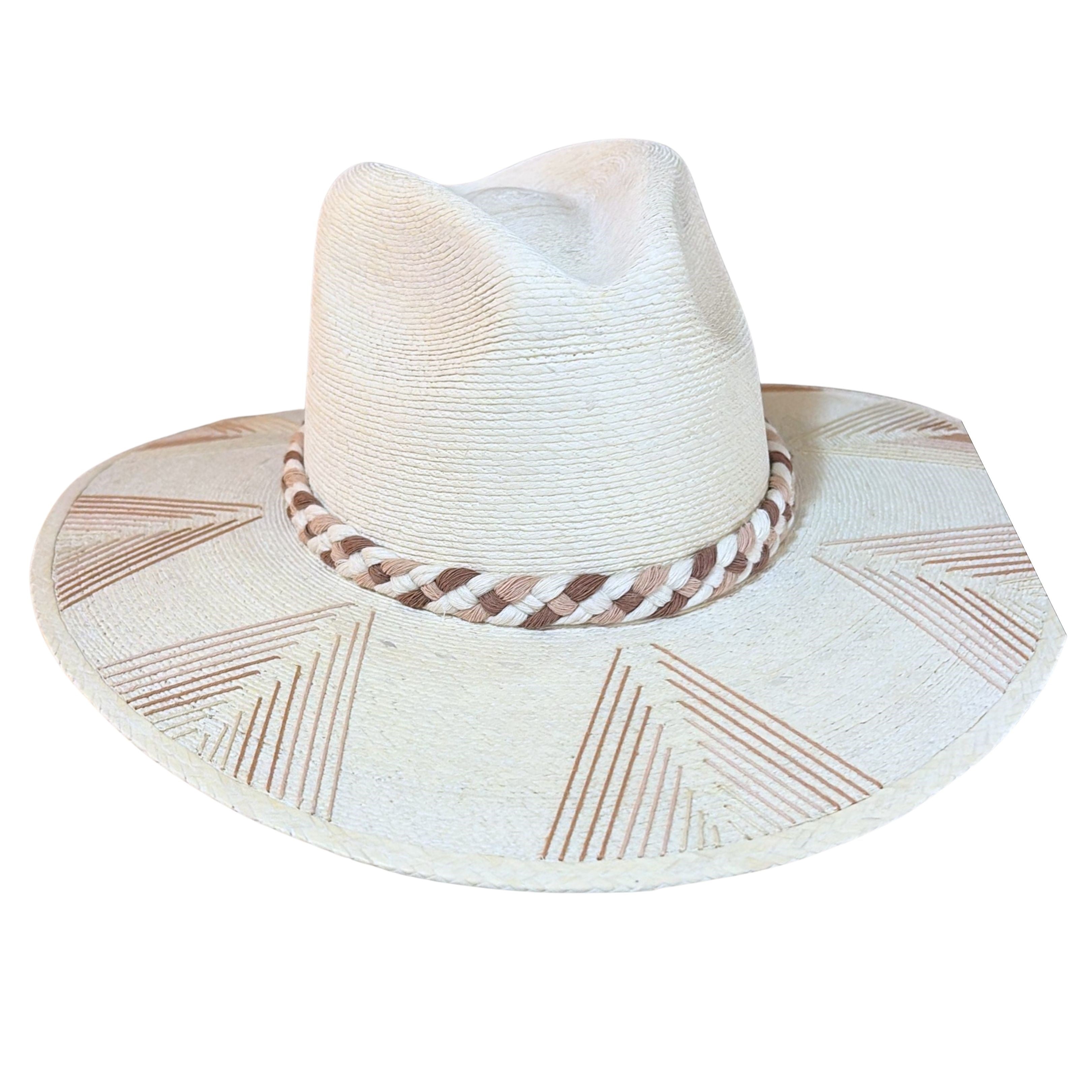 Galini Straw Indiana Crown Hat