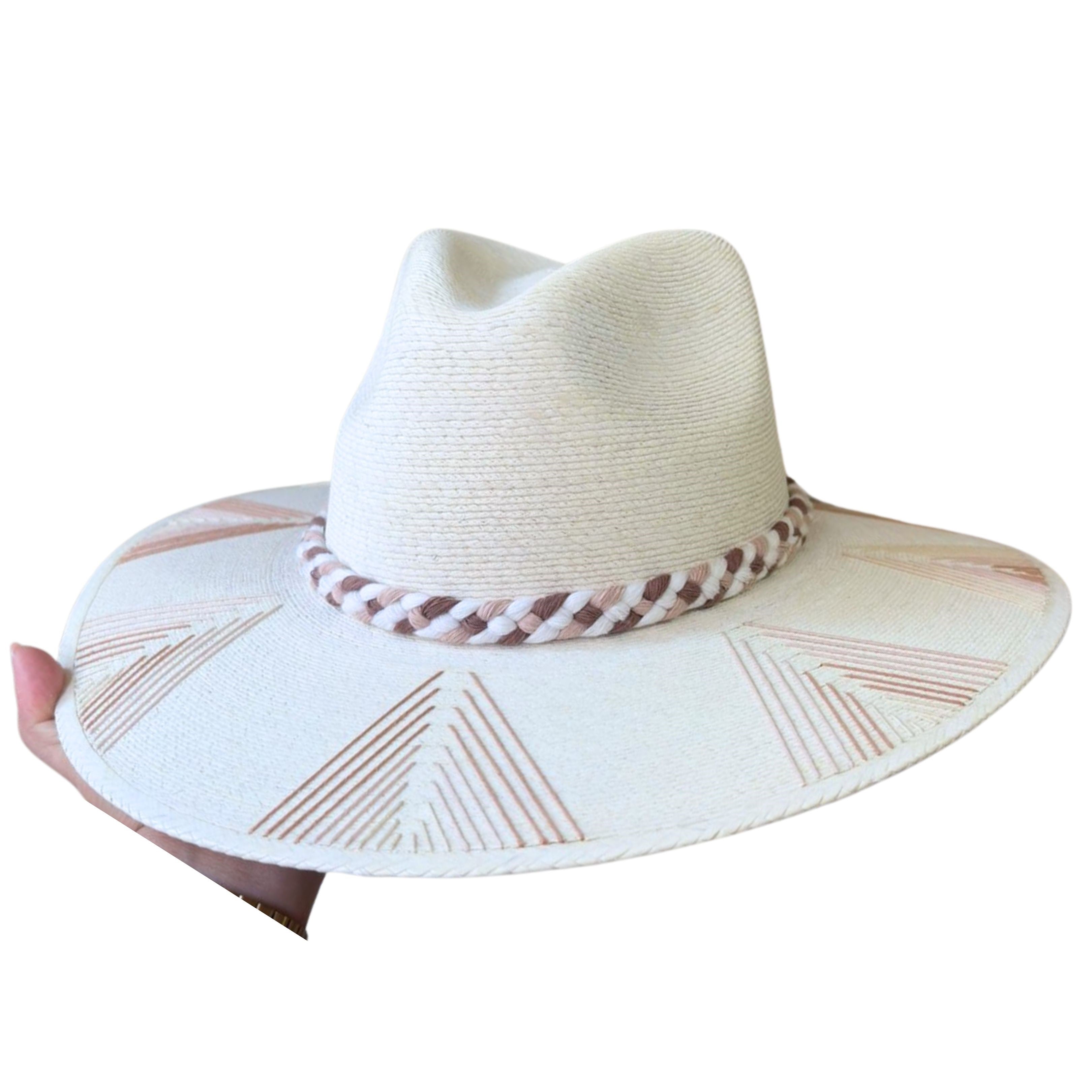 Galini Straw Indiana Crown Hat