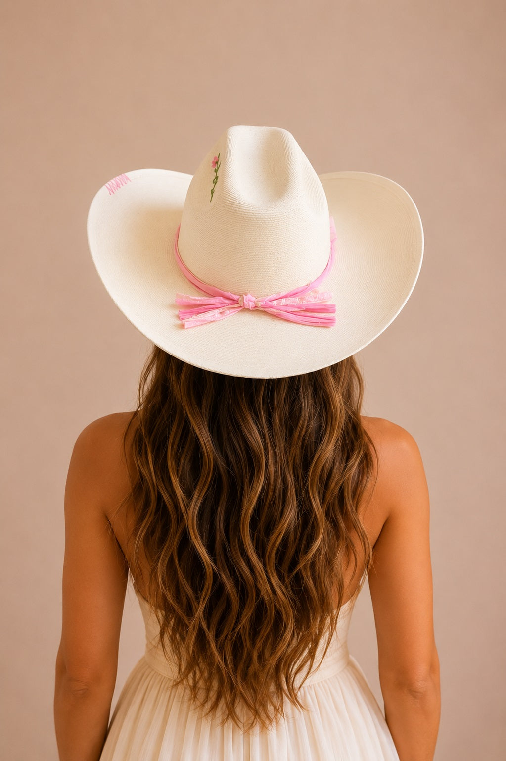 Giuliana Straw Cowboy Crown Hat