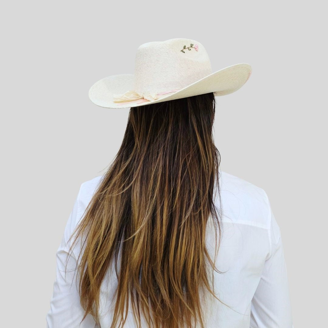 Giuliana Straw Cowboy Crown Hat