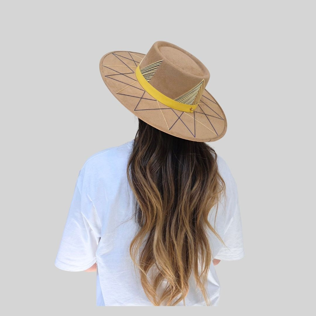 Hallie Telescope Crown Hat