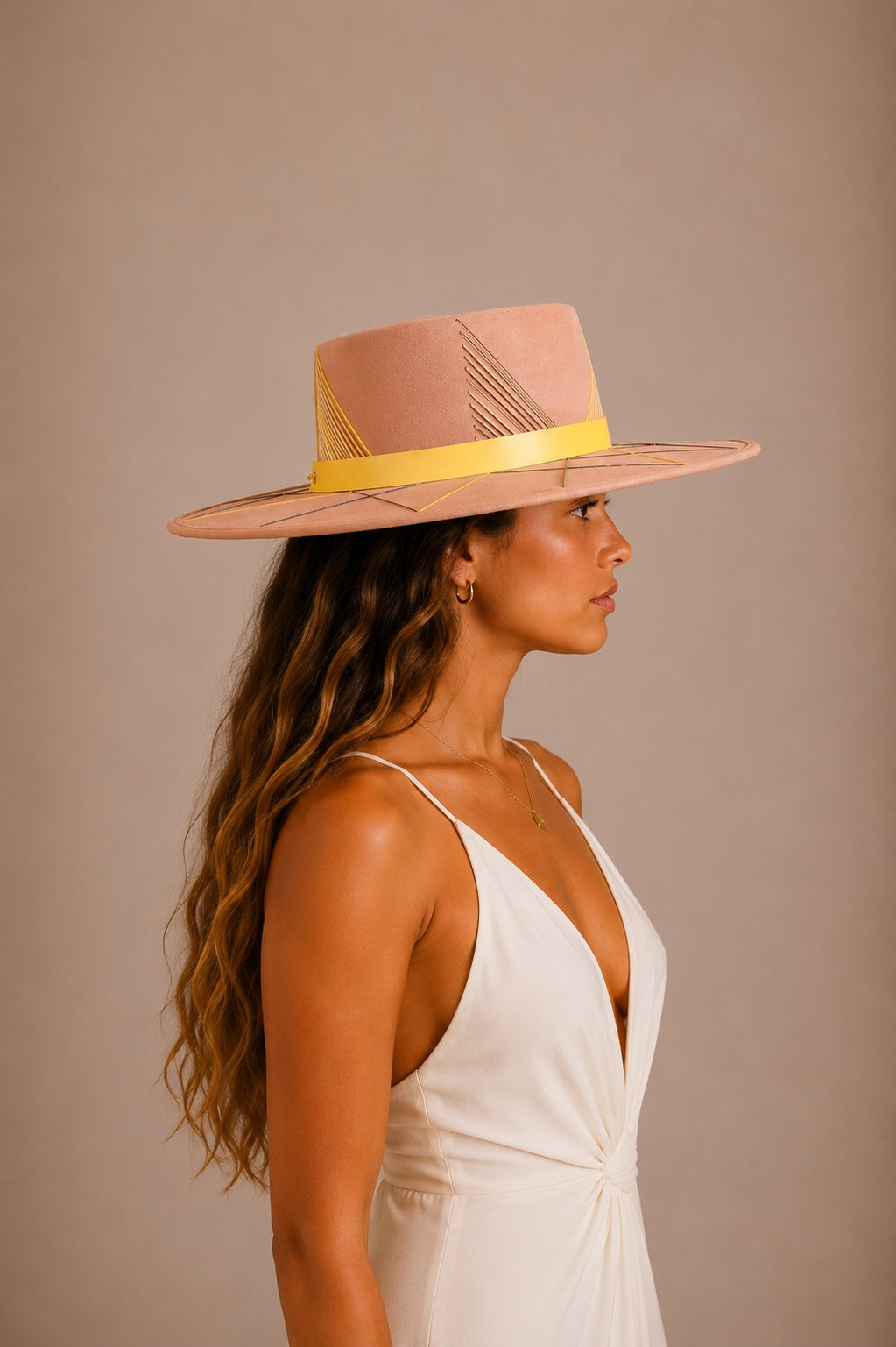 Hallie Telescope Crown Hat
