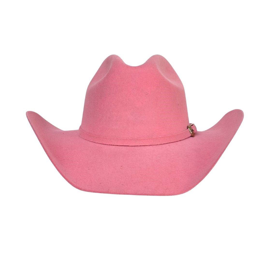 Hamish Western Cowboy Crown Hat - Pink