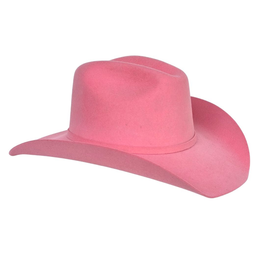 Hamish Western Cowboy Crown Hat - Pink