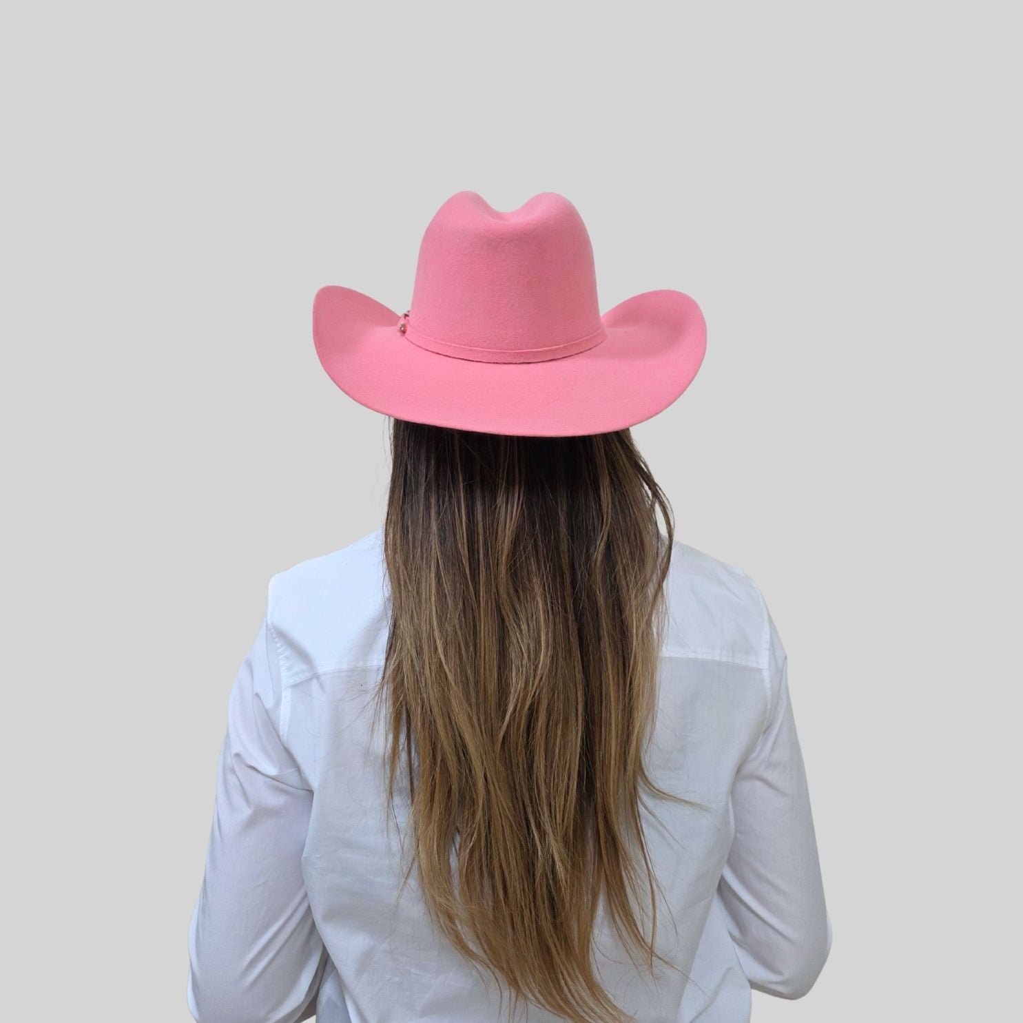 Hamish Western Cowboy Crown Hat - Pink