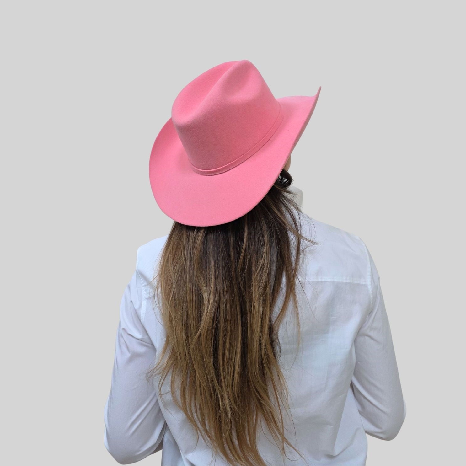 Hamish Western Cowboy Crown Hat - Pink