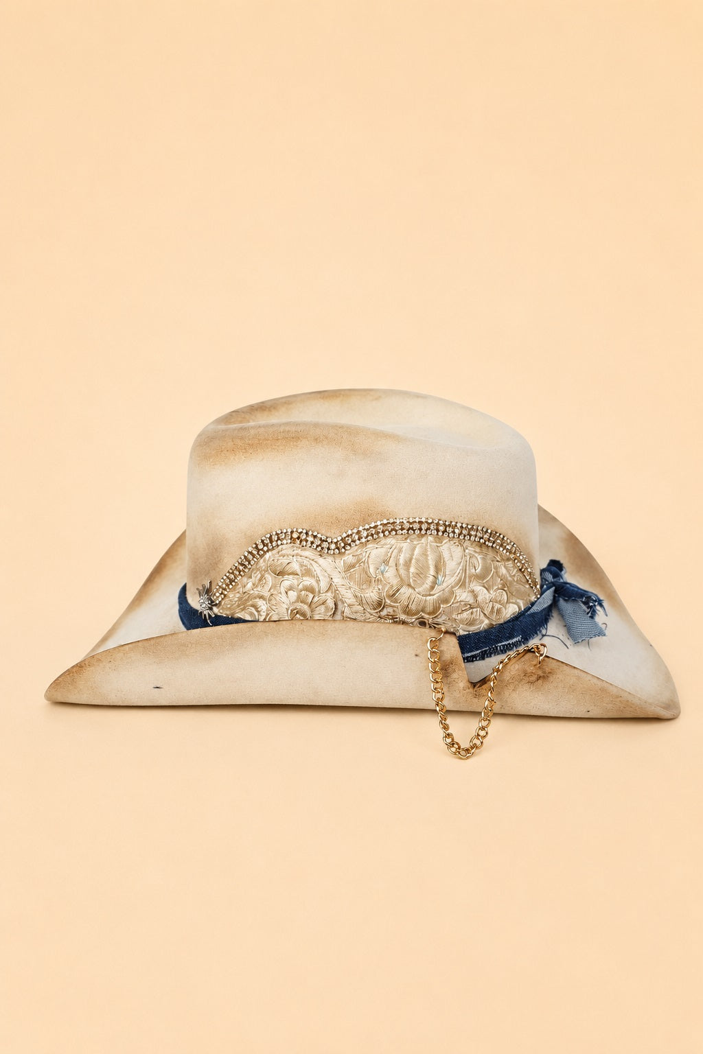 Honey Western Trompo Crown Hat