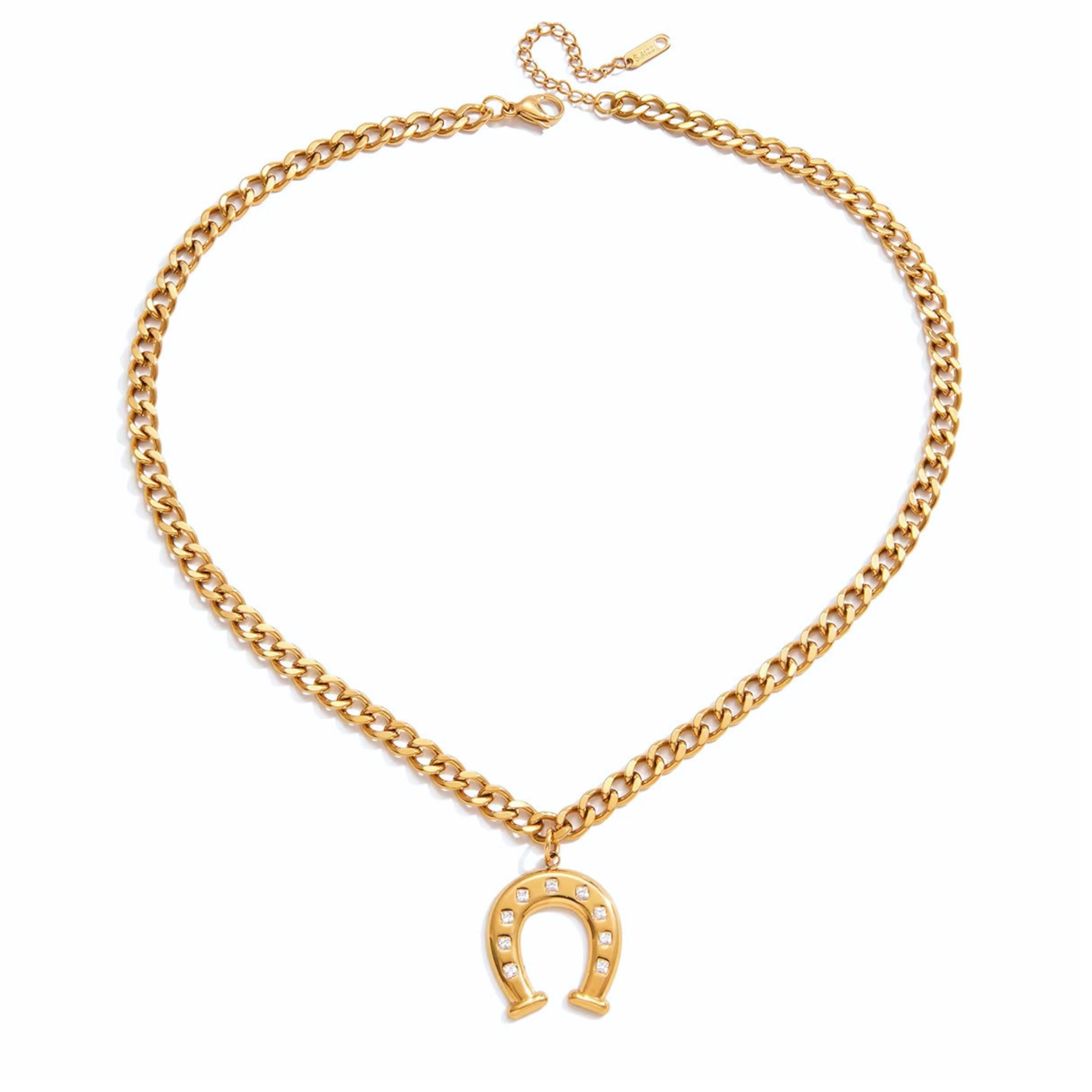 Lucky Horseshoe Necklace