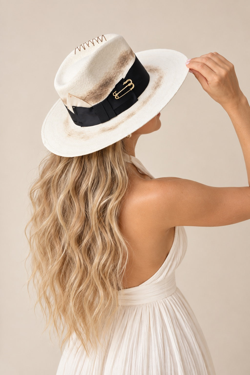 Josie Straw Western Crown Hat