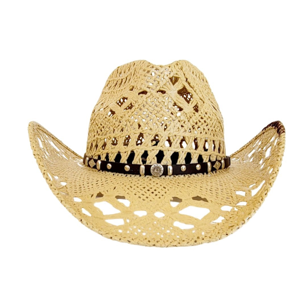 Keith Vented Straw Western Hat