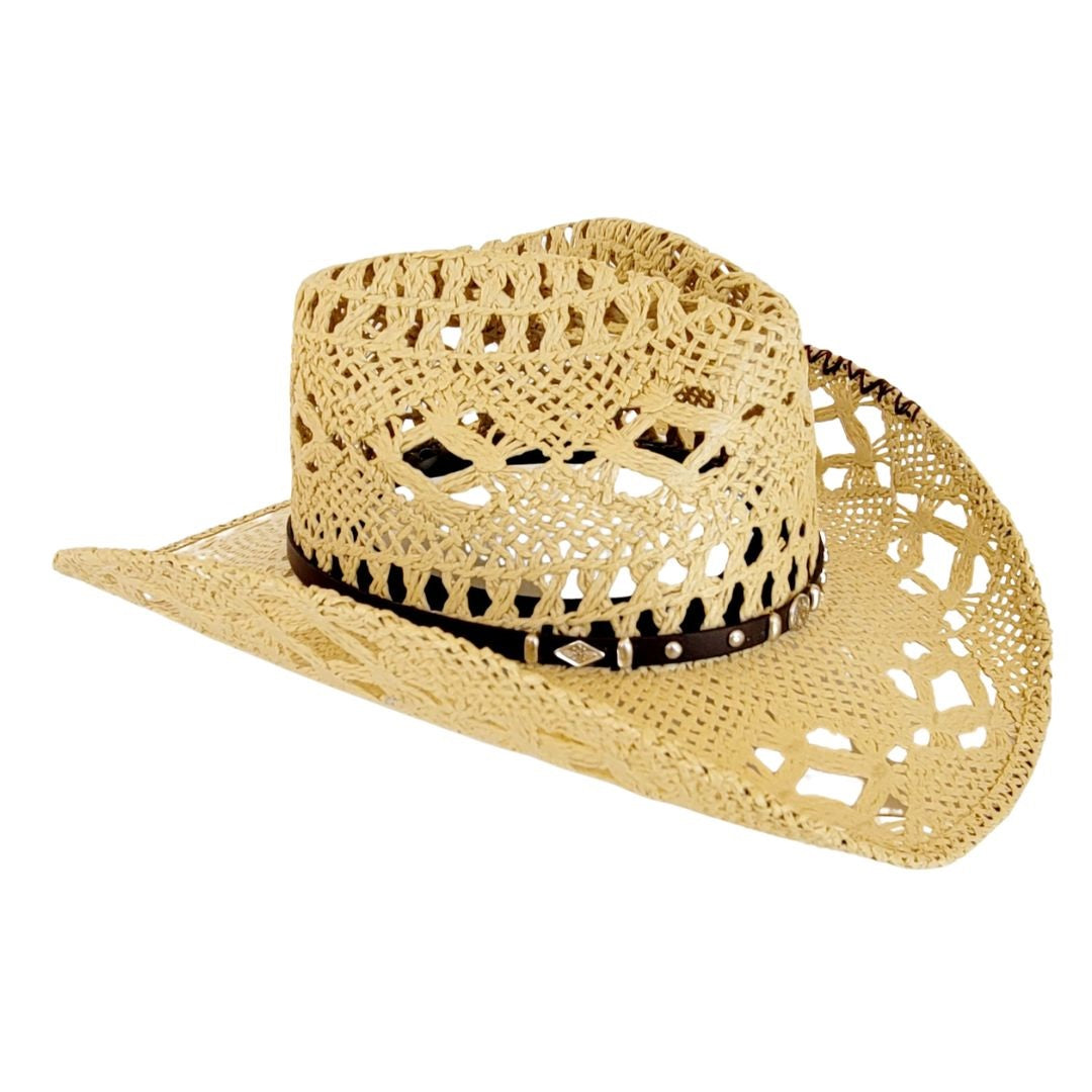 Keith Vented Straw Western Hat
