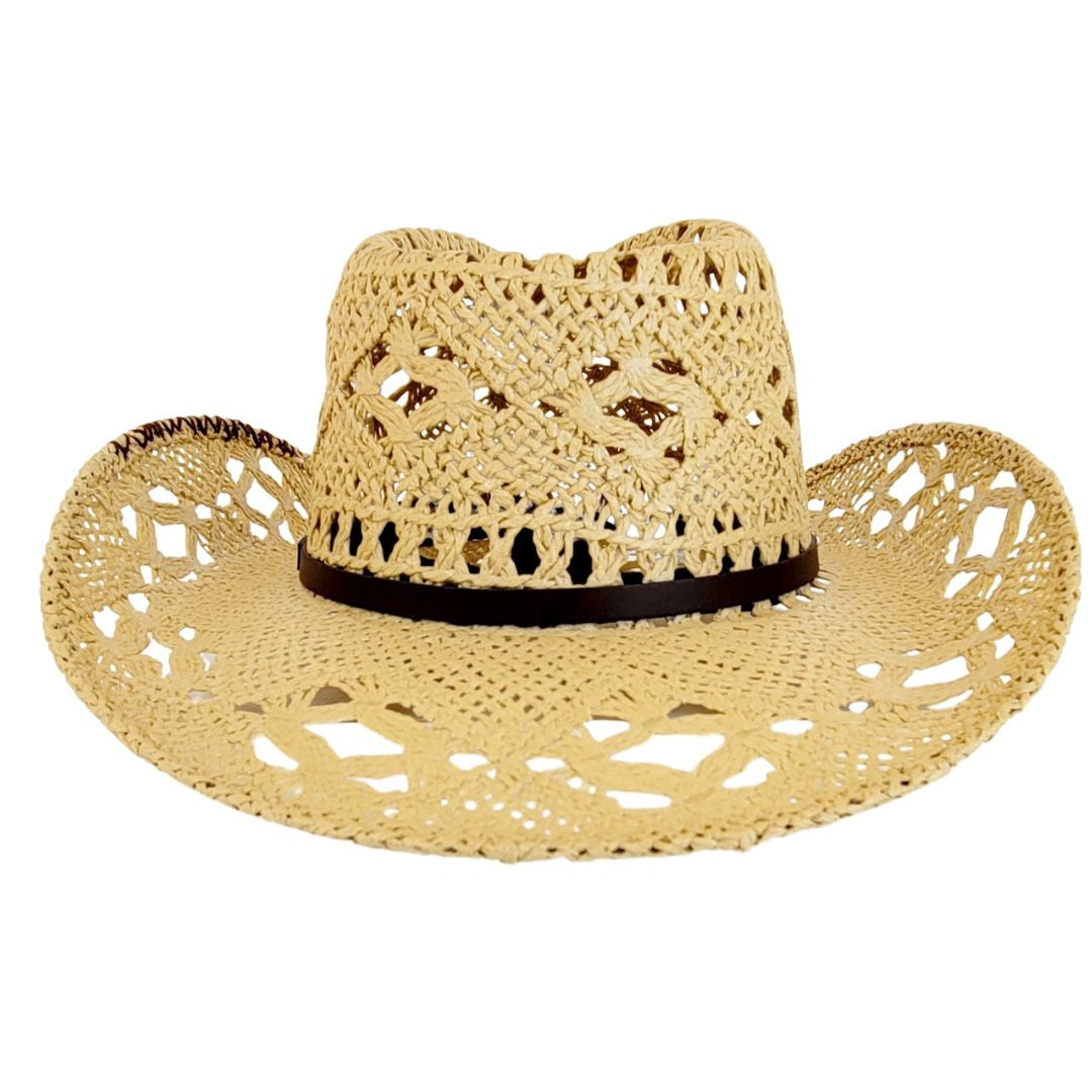 Keith Vented Straw Western Hat