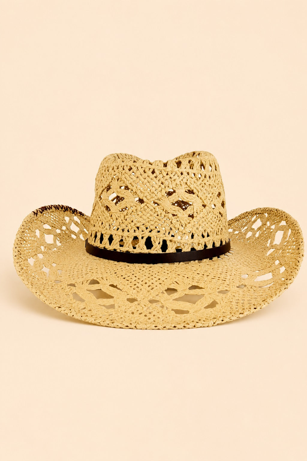 Keith Vented Straw Western Hat