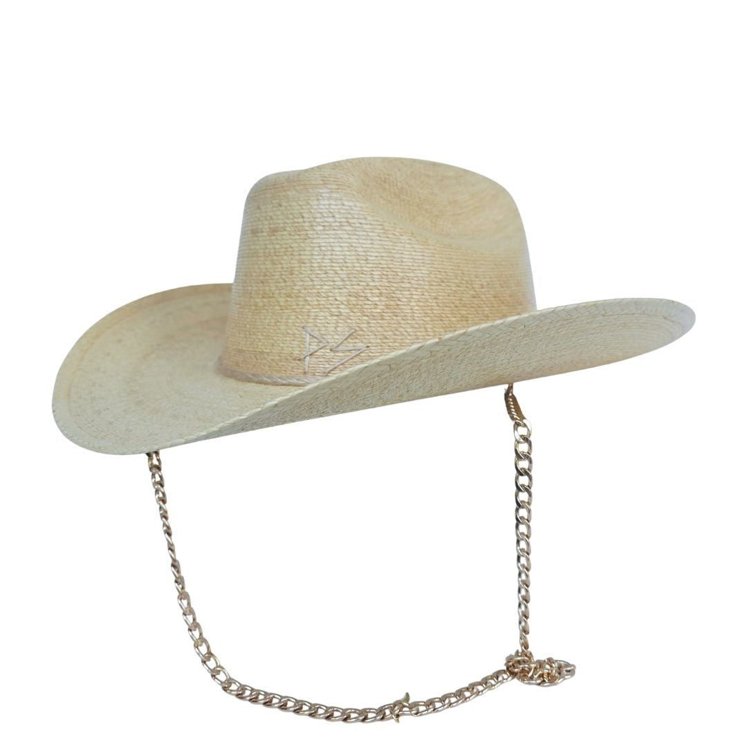 Khloe Straw Cowboy Crown Hat