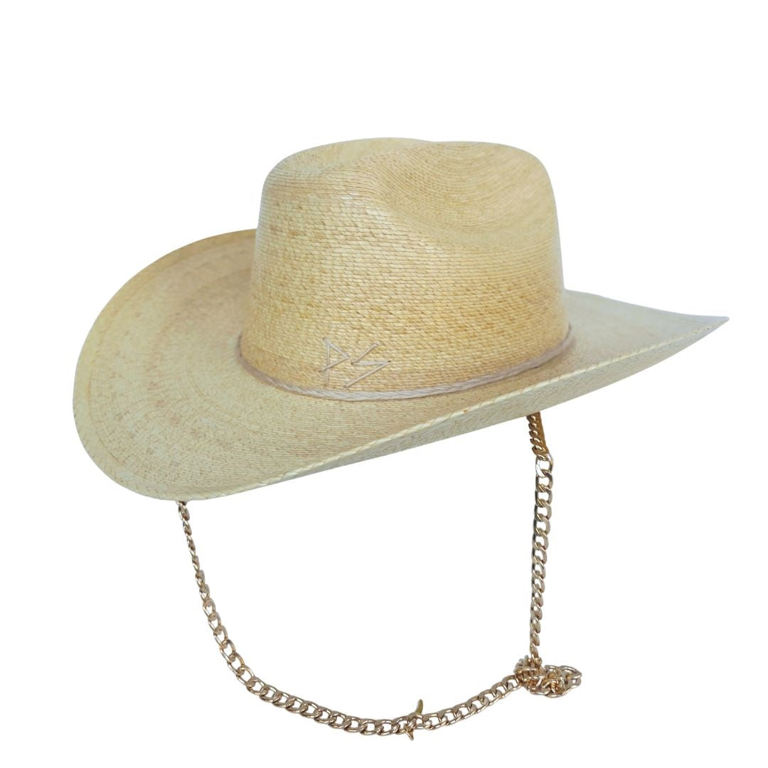 Khloe Straw Cowboy Crown Hat