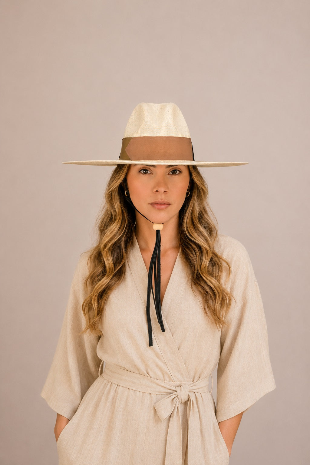Lia Straw Western Crown Hat