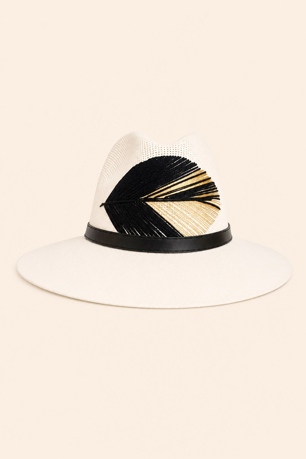 Lindy Noir Plume Hat
