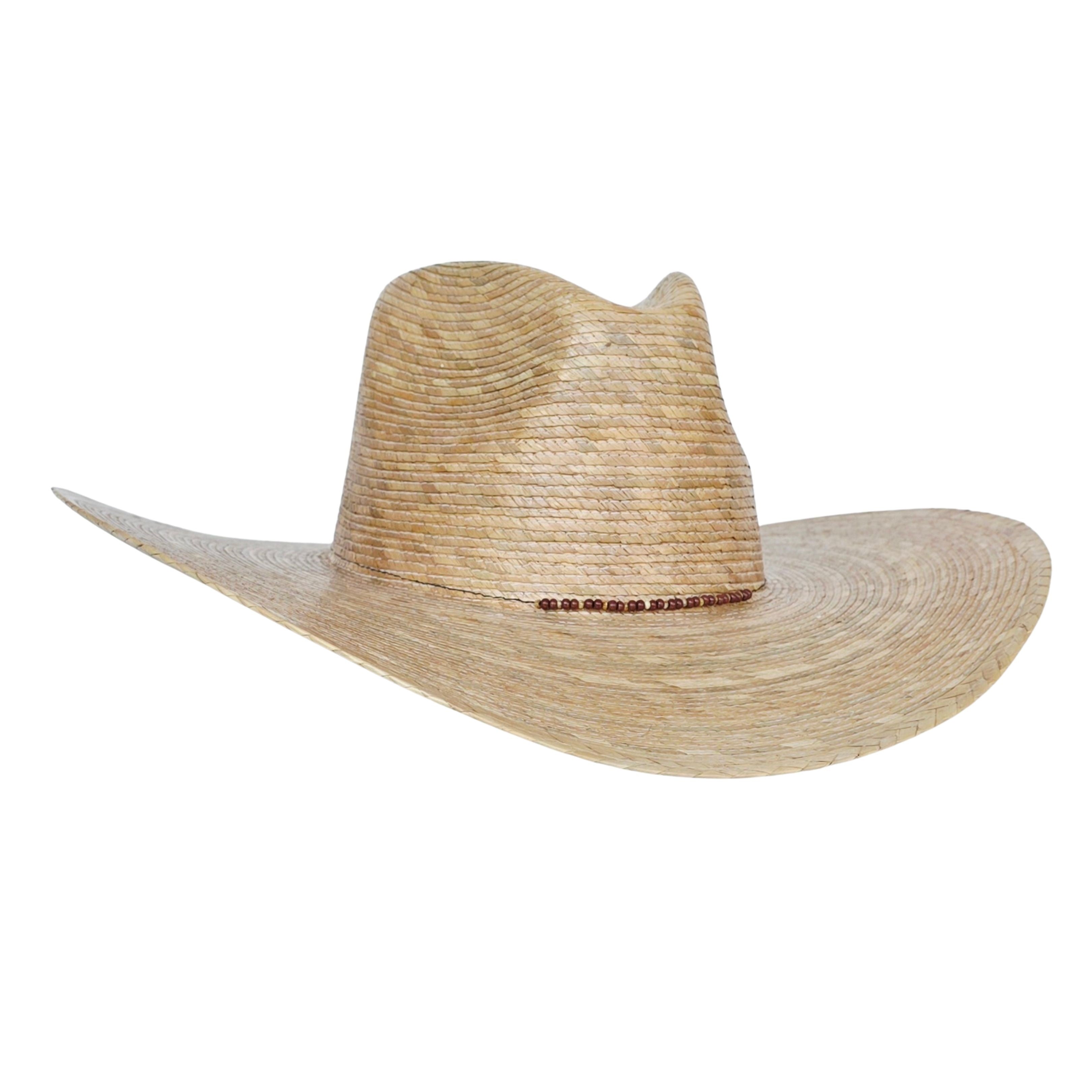 Louiza Straw Western Crown Hat