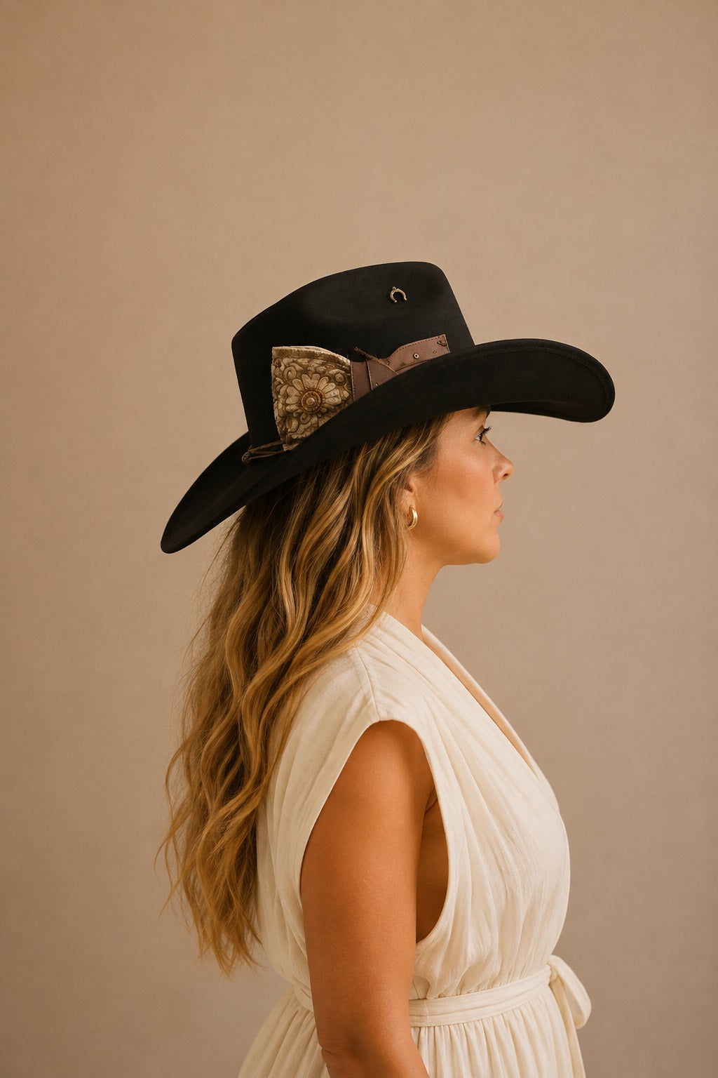 Luca Cowboy Crown Hat