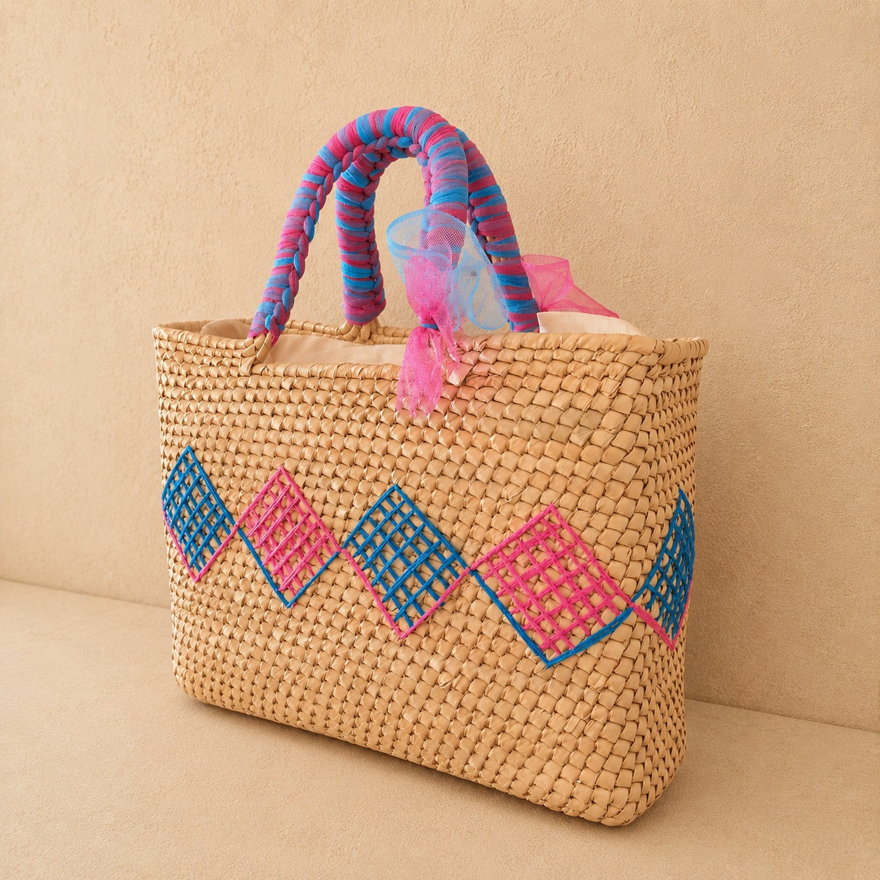 Lucia Woven Tote