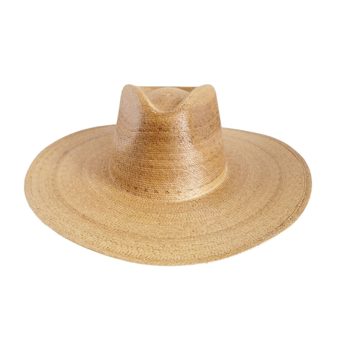 Maca Straw Western Crown Hat