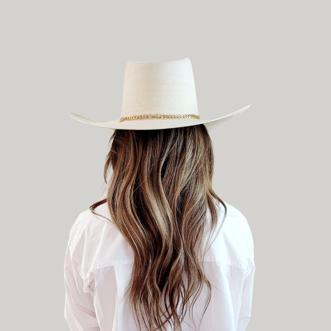 Maldue Straw Western Crown Hat