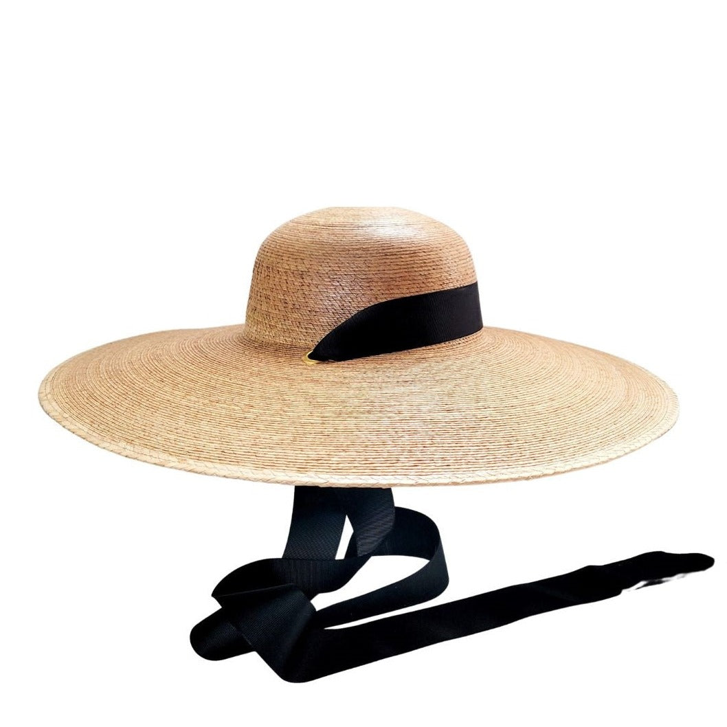 Mishell Straw Boater Crown Hat