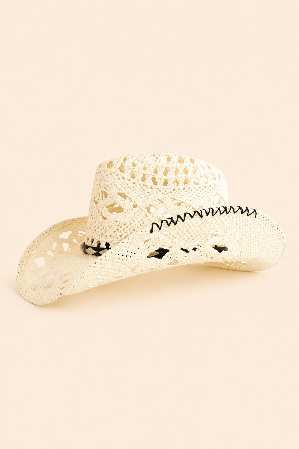 Maile Vented Straw Western Hat