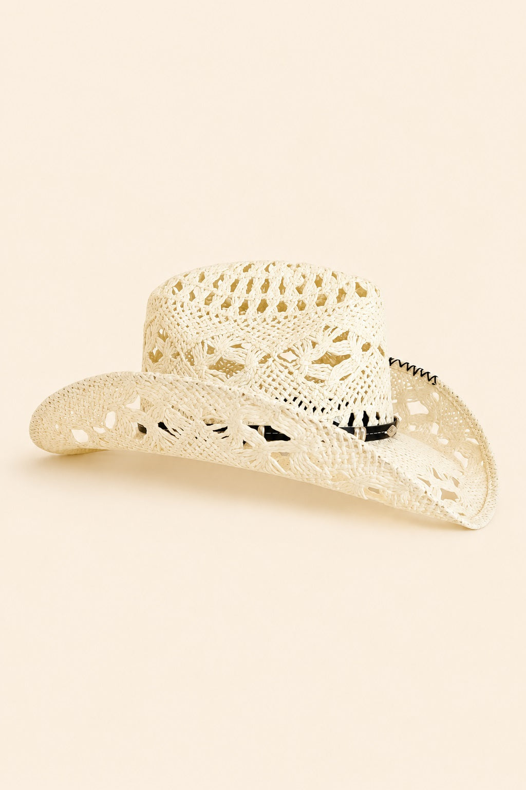 Maile Vented Straw Western Hat