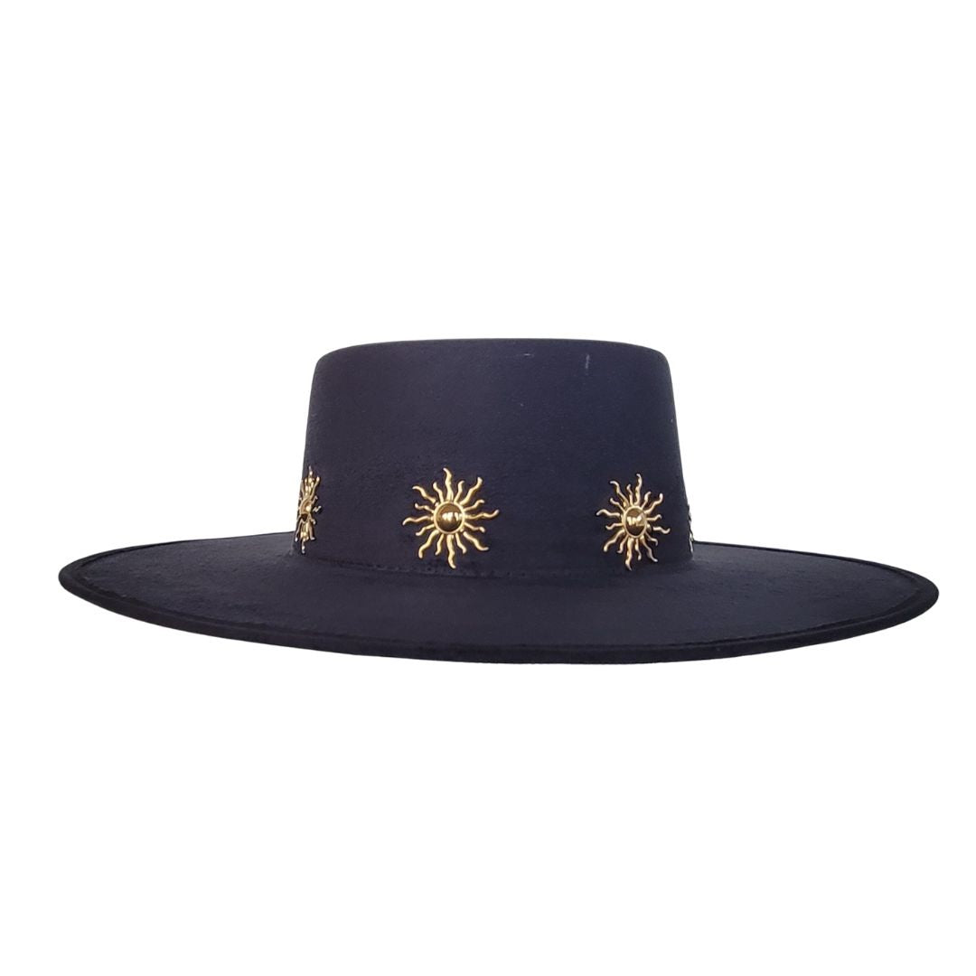 Merjan Telescope Crown Hat - Black