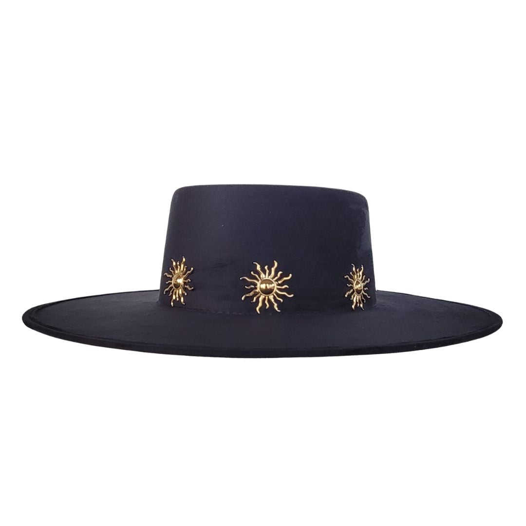 Merjan Telescope Crown Hat - Black