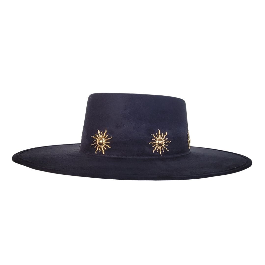 Merjan Telescope Crown Hat - Black