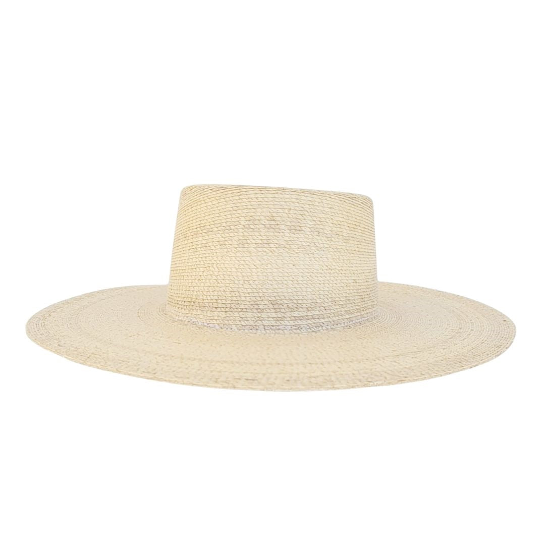 Porter Straw Boater Crown Hat
