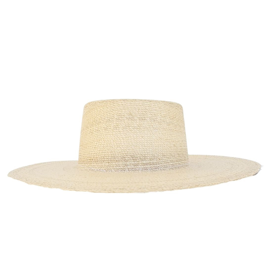 Porter Straw Boater Crown Hat