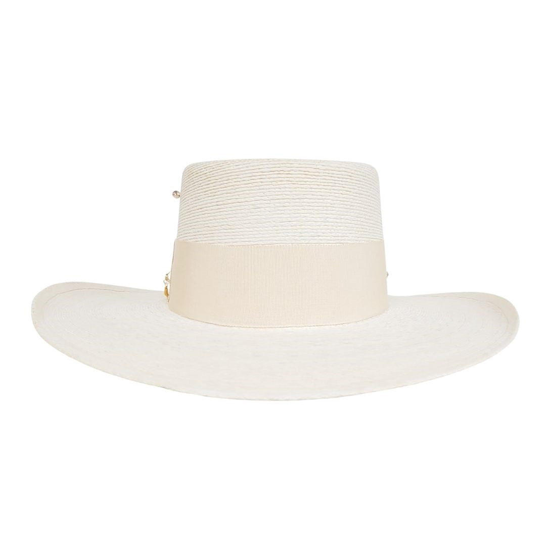Revna Straw Telescope Crown Hat