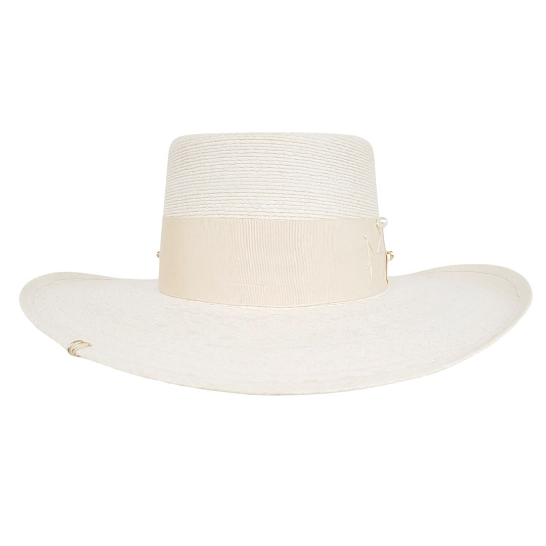 Revna Straw Telescope Crown Hat